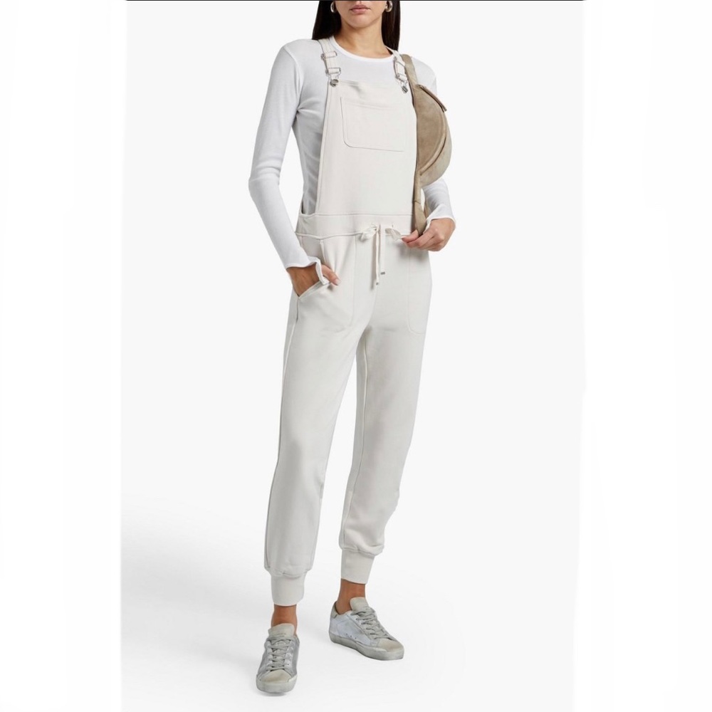 Cami NYC Ryan Long Cozy Overalls in Cream M